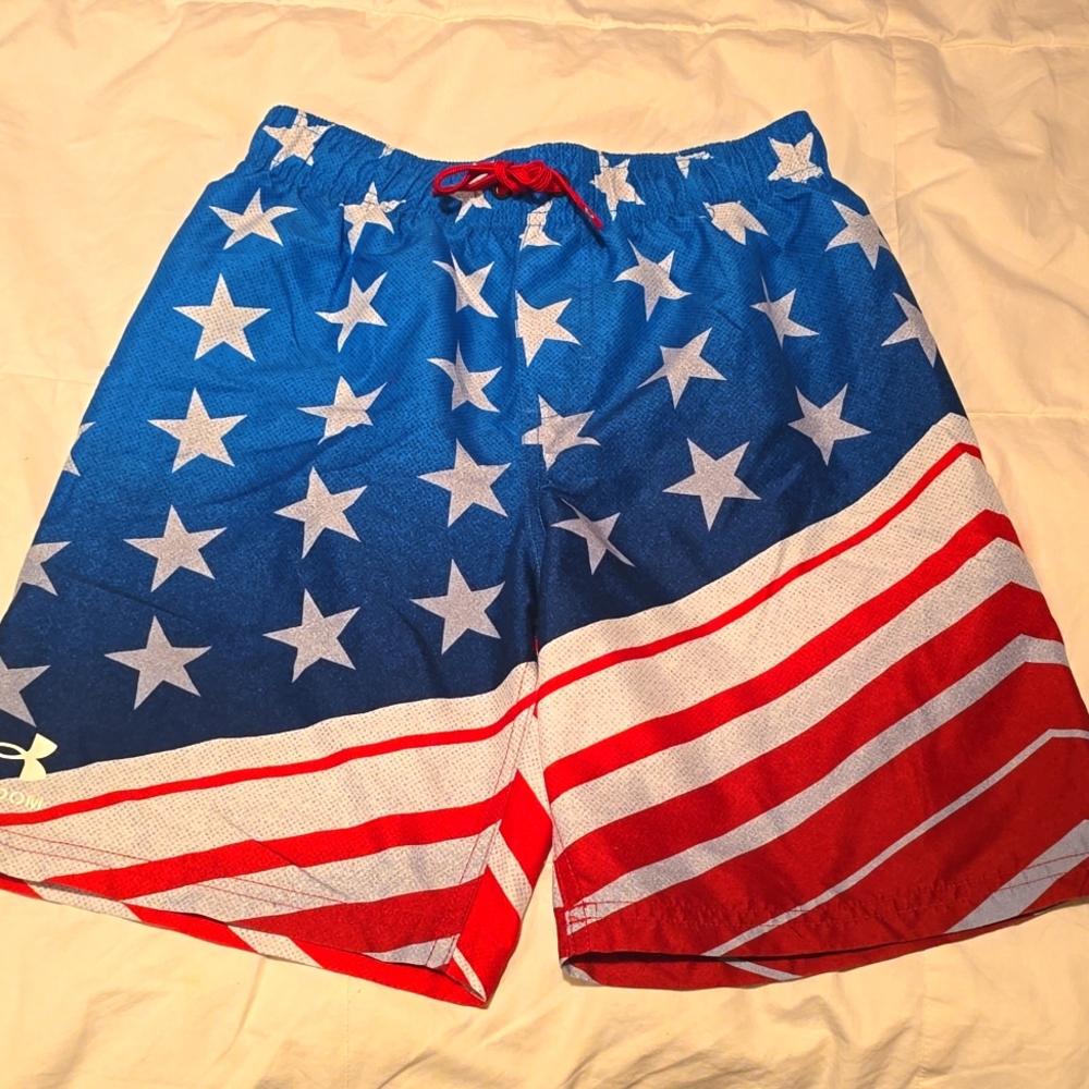 LIKE NEW Under Armour swim trunks